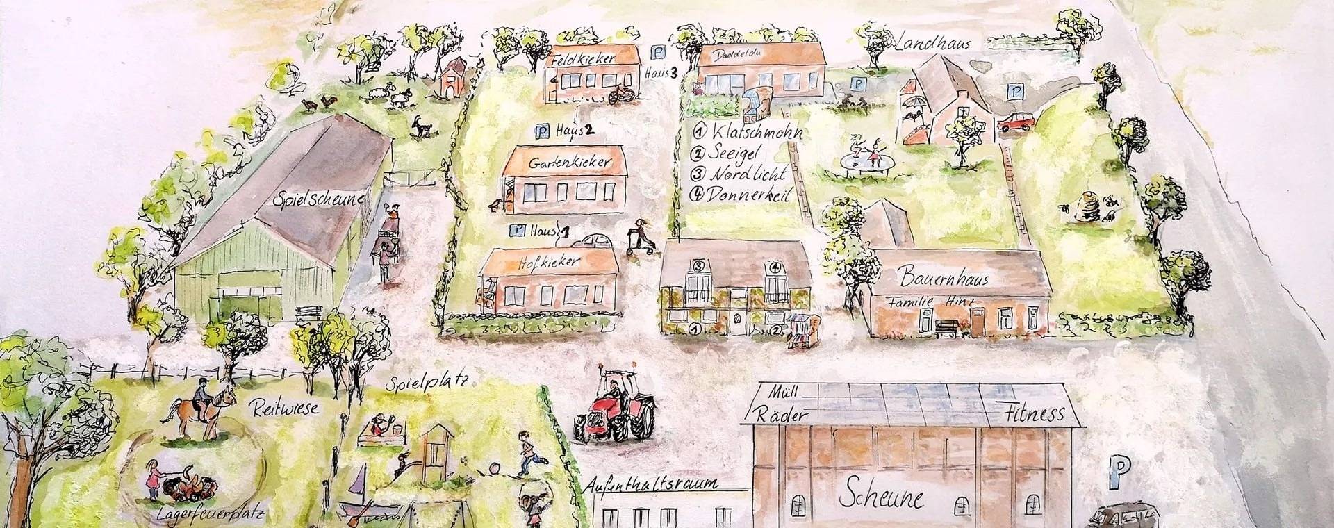 Ganze Ferienwohnung, "Ferienhof Bauernhof Hinz" - Donnerkeil Og in Westfehmarn, Fehmarn