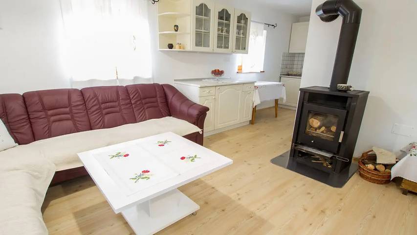 Ferienhaus für 7 Personen, mit Garten