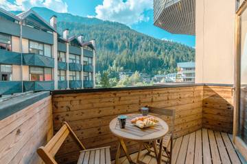 Gîte pour 6 personnes, avec balcon dans Argentière