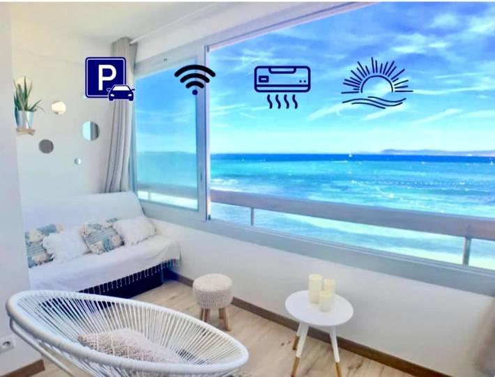 Gîte pour 4 personnes, avec vue dans Plage Du Rayolet