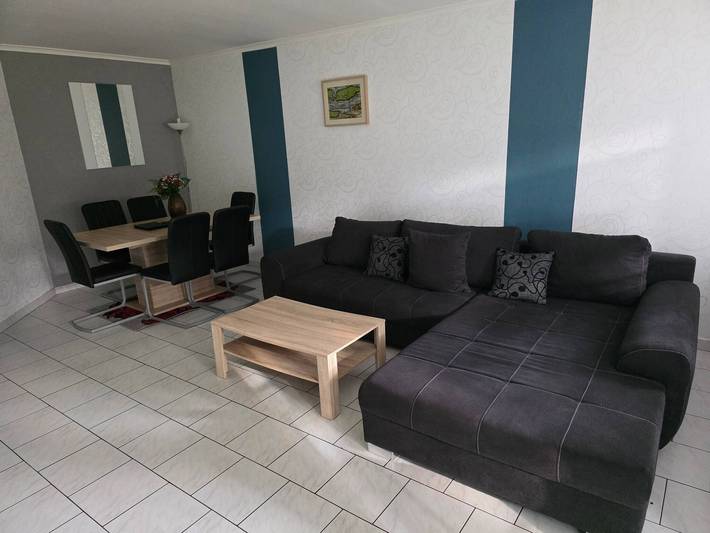 Ferienwohnung für 5 Personen, mit Garten und Ausblick