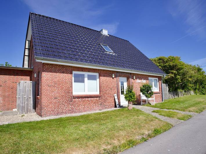 Ferienhaus für 6 Personen, mit Terrasse und Garten sowie Sauna und Ausblick in Nordstrand