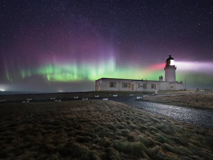 The Lighthouse Keepers Cabin in Wick, Highlands