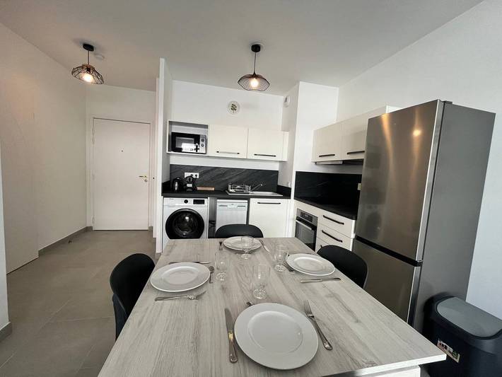 Apartamento vacacional entero, Apartamento de vacaciones para 4 personas con terraza in Valras-Plage, Costa mediterránea (Francia)