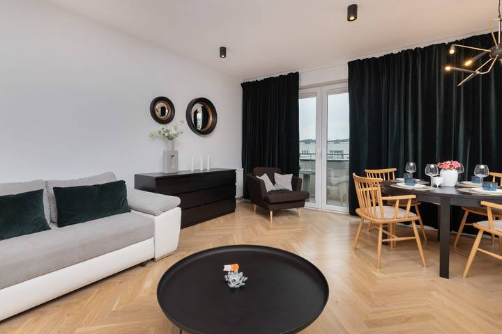Apartament wakacyjny dla 6 osób, z Ogród w Przymorze