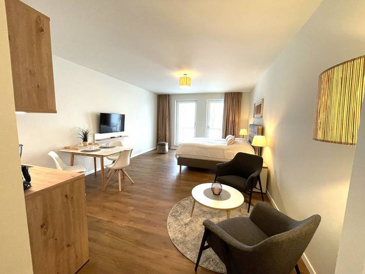 Ferienwohnung für 2 Personen, mit Balkon und Sauna in Bodstedt