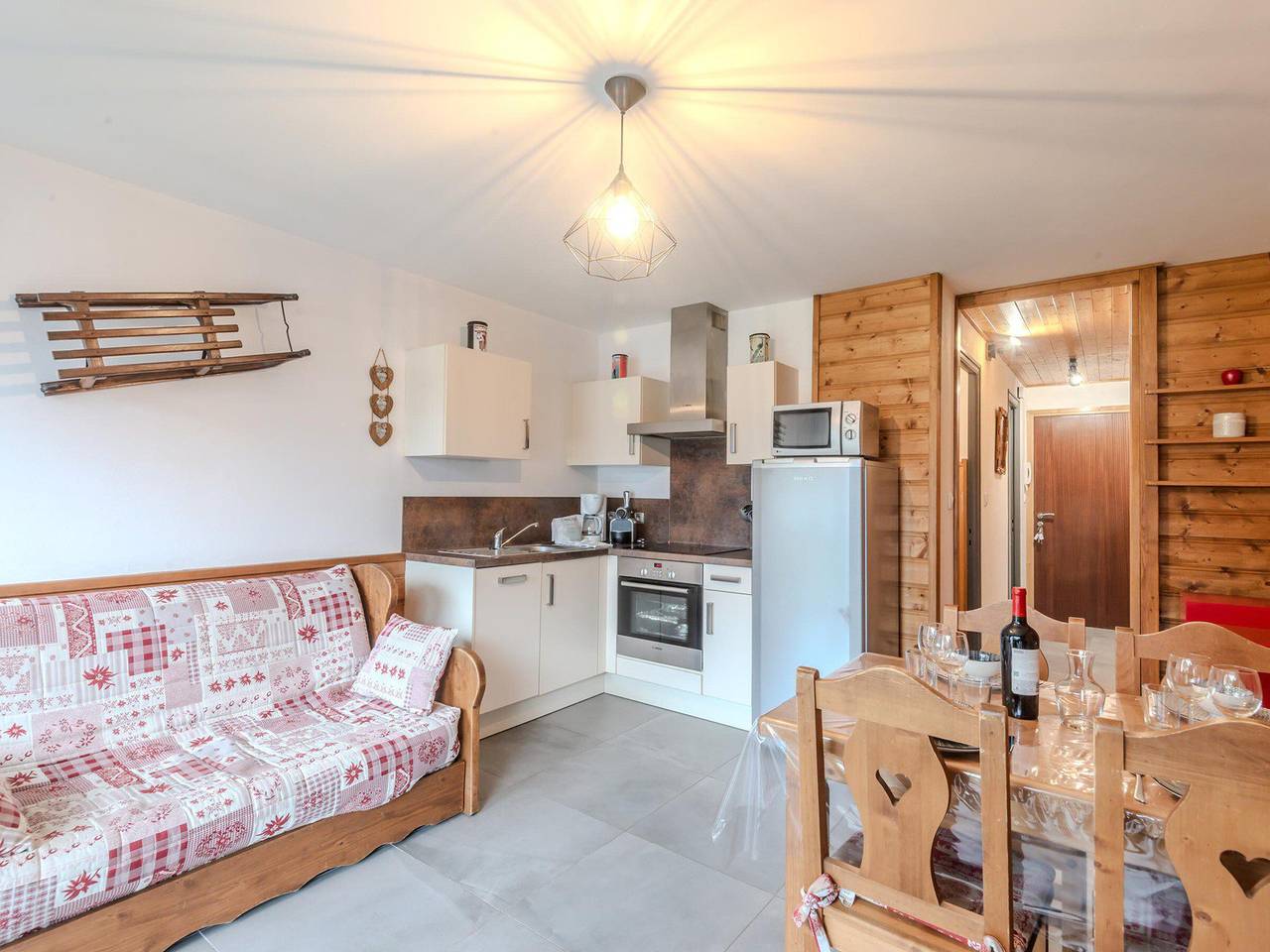 Estudio entero, Acogedor estudio con cabina, cerca de pistas y servicios in Morzine, Les Portes du Soleil