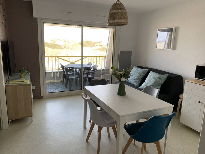 Apartamento entero, Apartamento F2 cerca de la playa con estacionamiento y mascotas permitidas in Fort-Mahon-Plage, Región de Abbeville