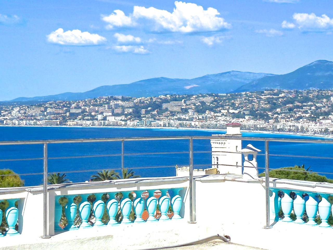 Ferienvilla "Villa Dracoena". in Nizza, Mittelmeerküste (Frankreich)