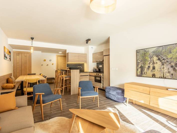 Gîte pour 12 personnes, avec terrasse ainsi que piscine et sauna dans Arc 1600 - 4