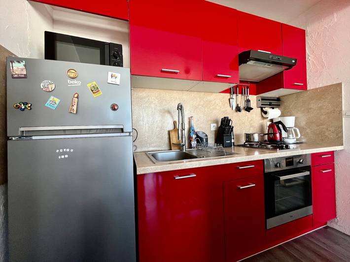 Ganze Wohnung, T2 Wohnung mit Parkplatz nahe Hafen und Strand in Saint-Cyprien-Plage, Saint-Cyprien