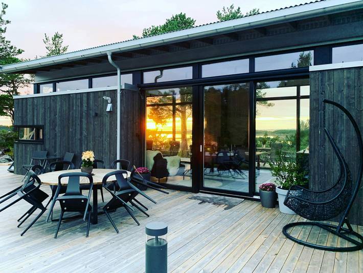 Feriehus for 8 personer, med terrasse, dyr tillatt på Vestlandet