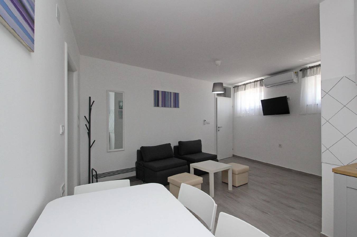 Apartamento vacacional entero, Wohnung in Baška mit Terrasse in Baska, Krk (isla)
