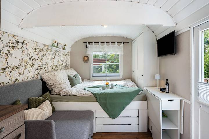 Ferienwohnung für 3 Personen, mit Seeblick und Garten in Sachsen - 4