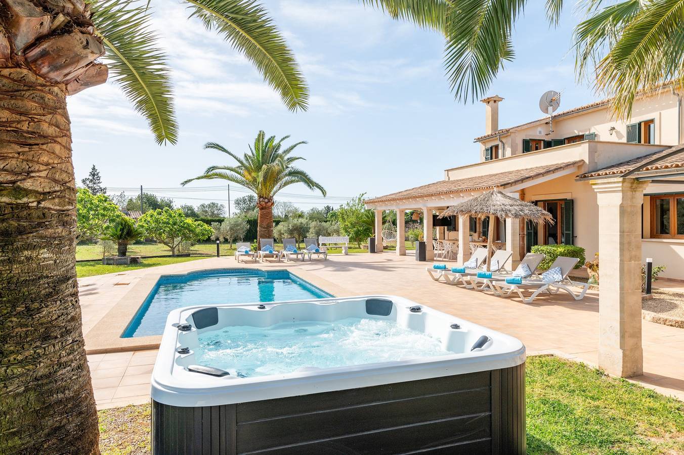 Ferienhaus 'Villa Sun Club Home' mit privatem Pool, Wlan und Klimaanlage in Llucmajor, Mallorca Süden
