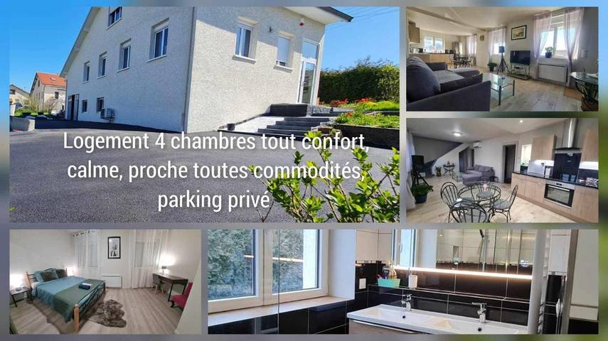 Gîte pour 6 personnes, avec jardin à Saône
