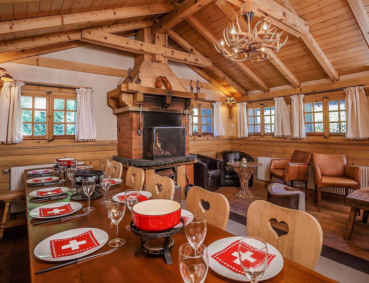 Guest House du Grand Paradis - Doppelzimmer in Champéry, Portes du Soleil
