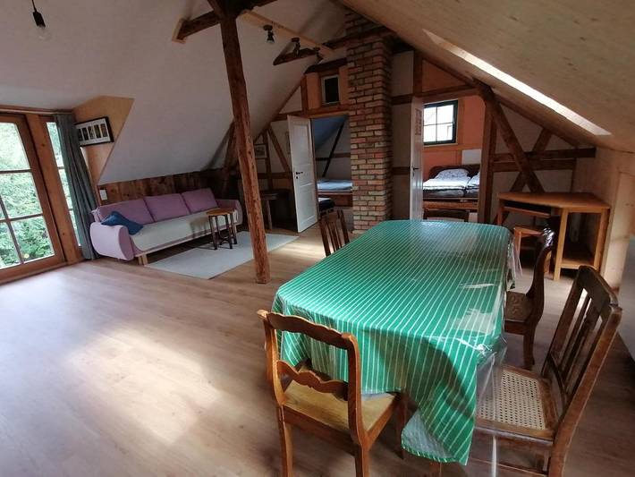 Ferienwohnung für 6 Personen, mit Balkon und Terrasse sowie Garten und Ausblick in Schönfeld-Weißig - 4