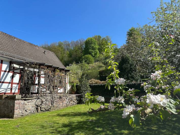 Ferienhaus für 8 Personen, mit Garten und Sauna im Weserbergland
