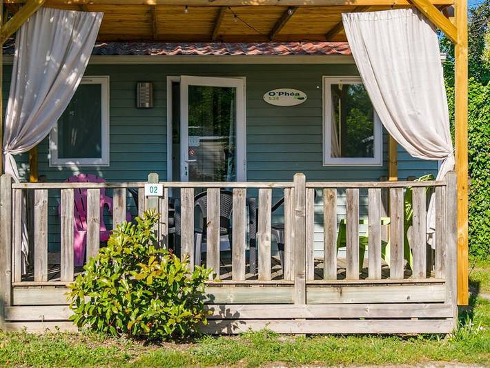 Camping La Garenne - Mobilhome 4 personnes - Mh2 Eco, avec sanitaires in Néfiach, Côte méditerranéenne (France)
