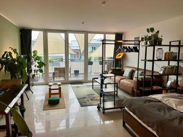 Gîte pour 2 personnes, avec vue ainsi que terrasse et sauna à Brühl