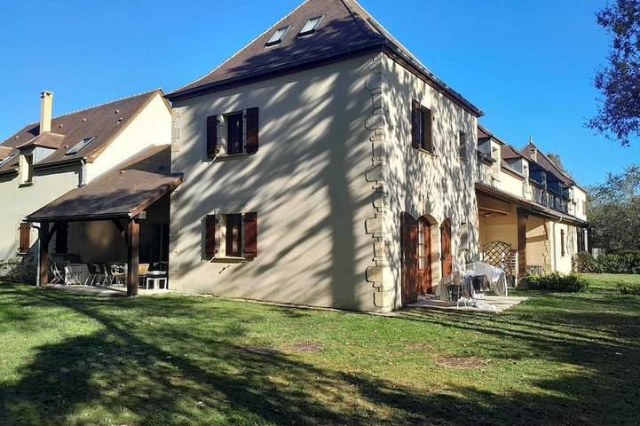 Maison de vacances pour 10 personnes, avec balcon et jardin dans Brantôme en Périgord