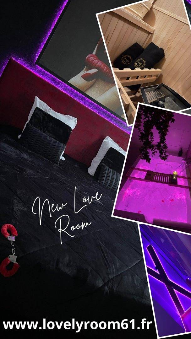 Gîte pour 2 personnes, avec Jacuzzi et Terrasse ainsi que Jardin et Sauna