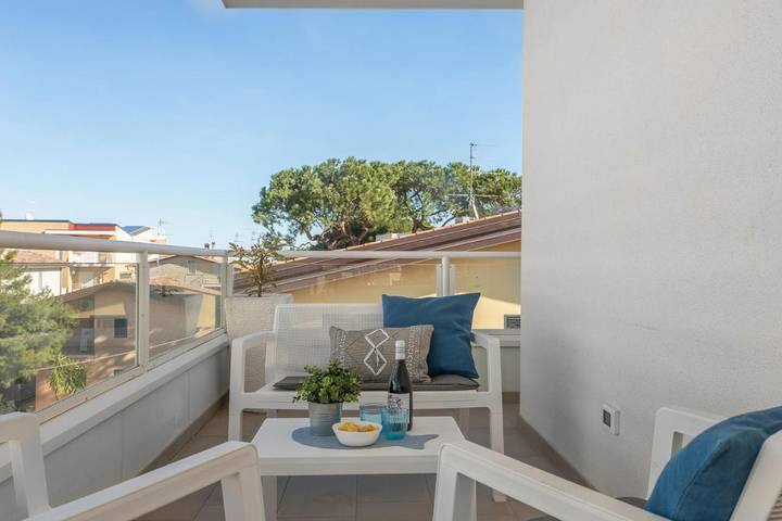 Casa vacanza per 4 persone, con Balcone e Terrazza nonché Panorama a Tortoreto Lido