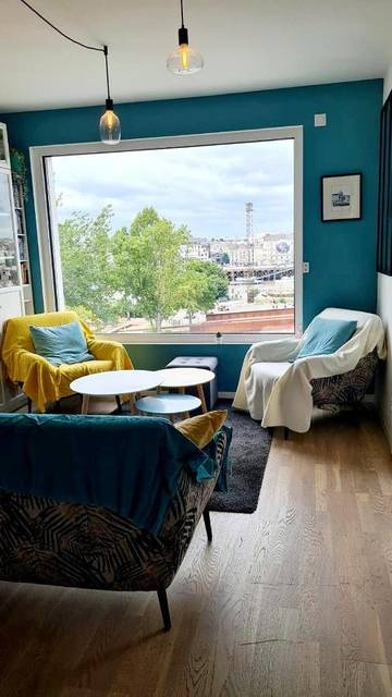 Gîte pour 4 personnes, avec vue et balcon dans Les Machines de l’île
