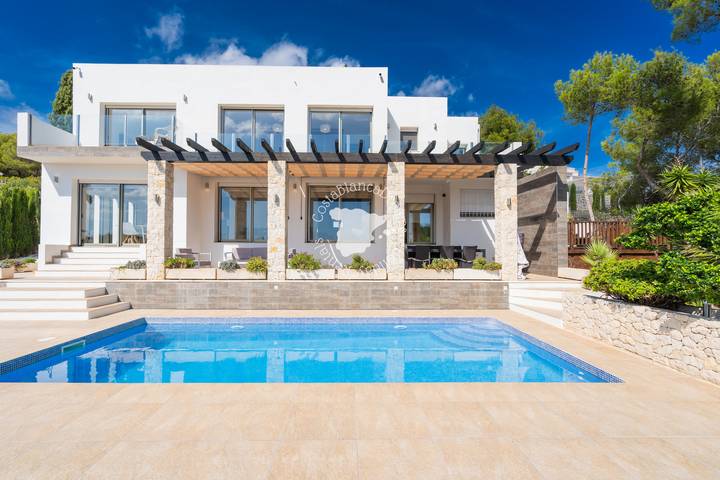 Chalet para 12 personas, con balcón y jardín en Calpe