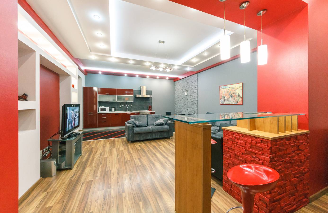 Appartement entier, Appartement Lux deux pièces, 25 rue Antonovycha, centre de Kiev in Kiev, Holosiyivskyï