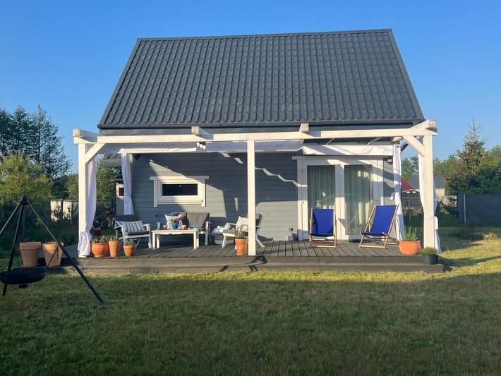 Ferienhaus für 4 Personen, mit Ausblick und Garten, mit Haustier