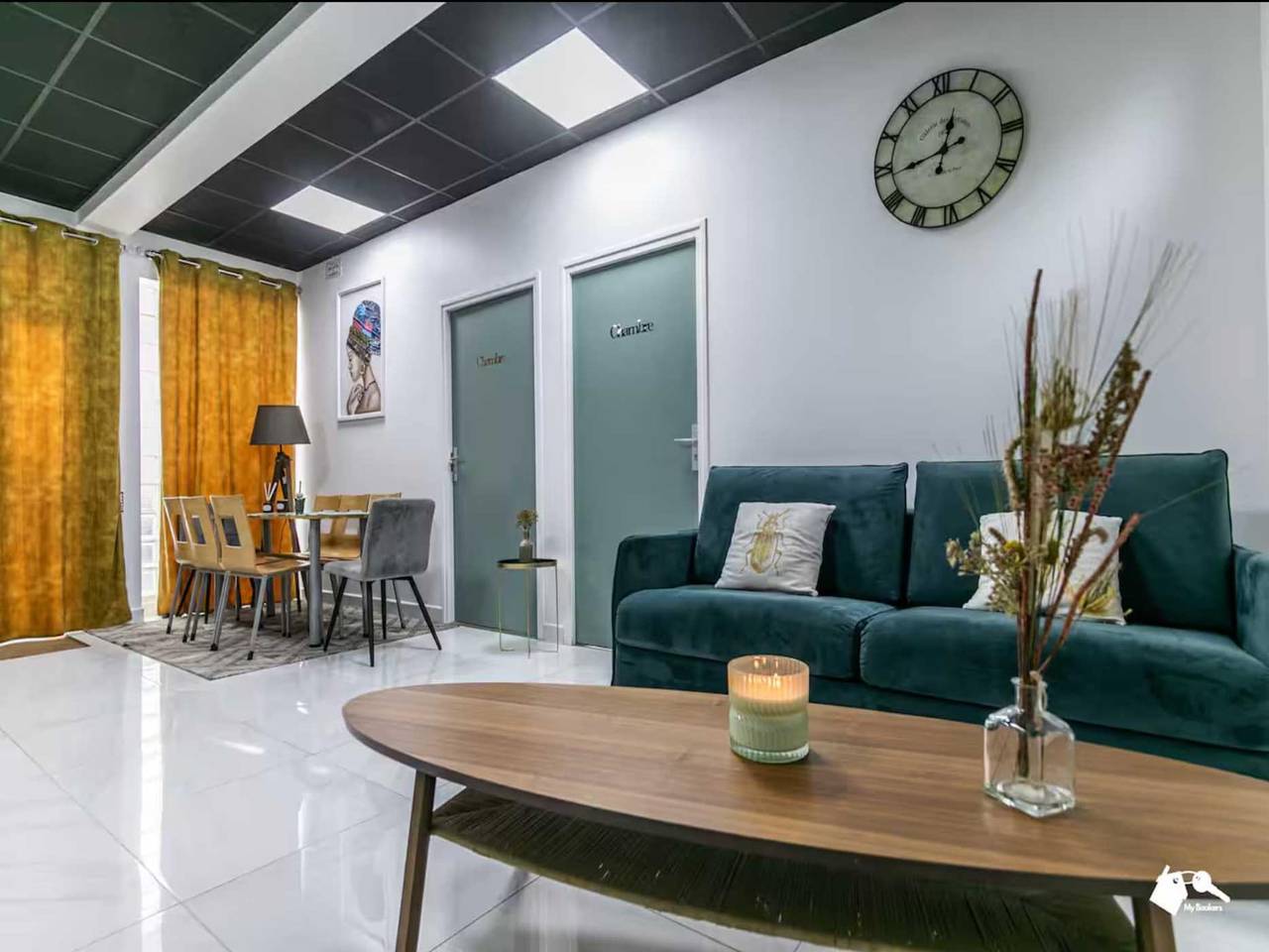 Apartamento entero, Amplio apartamento de 3 habitaciones y 10 plazas en Montreuil, cerca de París. in Montreuil, Sena-Saint Denis
