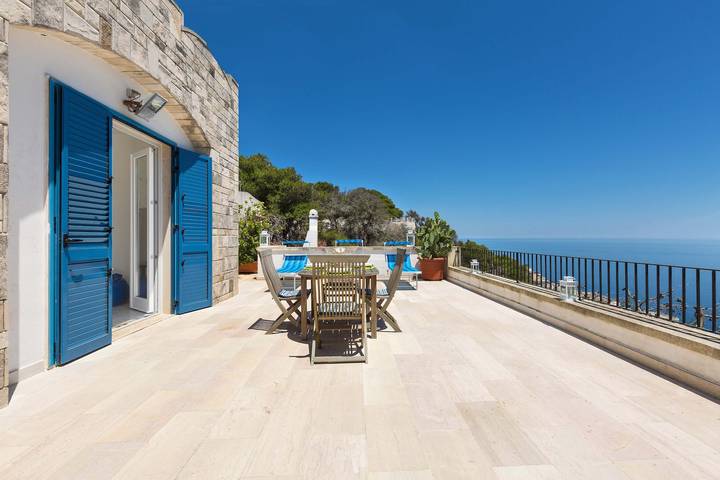 Maison de vacances pour 7 personnes, avec Balcon/Terrasse à Santa Cesarea Terme