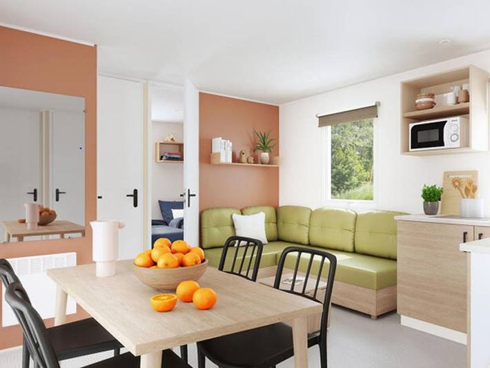 Mobil home pour 6 personnes, avec piscine et bassin pour enfant, animaux acceptés à Saint-Briac-sur-Mer - 4