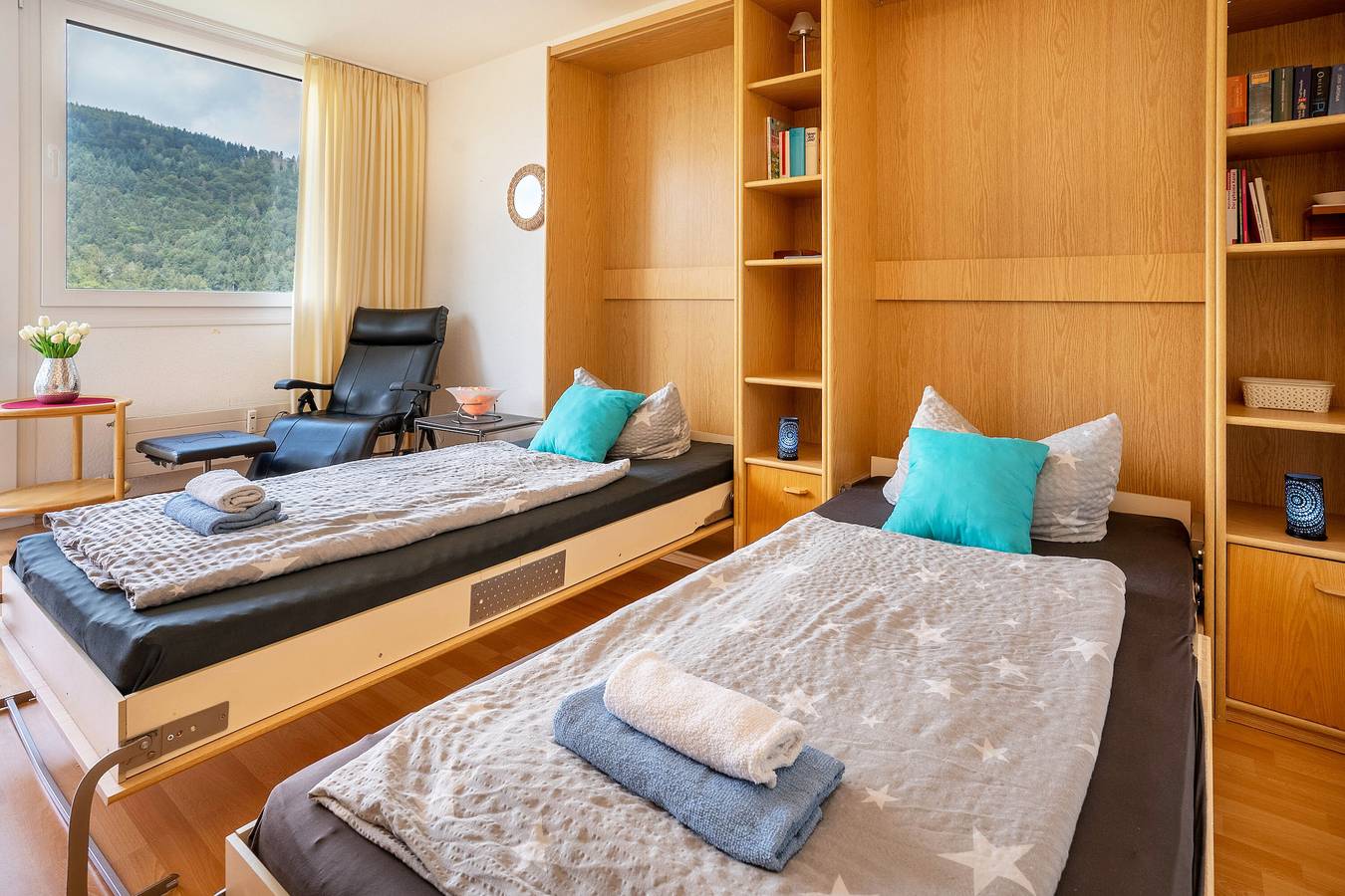 Ganzes Studio, Einzimmerapartment 'Ferienwohnung Nr 95' mit Gemeinschaftsgarten und Wlan in Bad Herrenalb, Nordschwarzwald