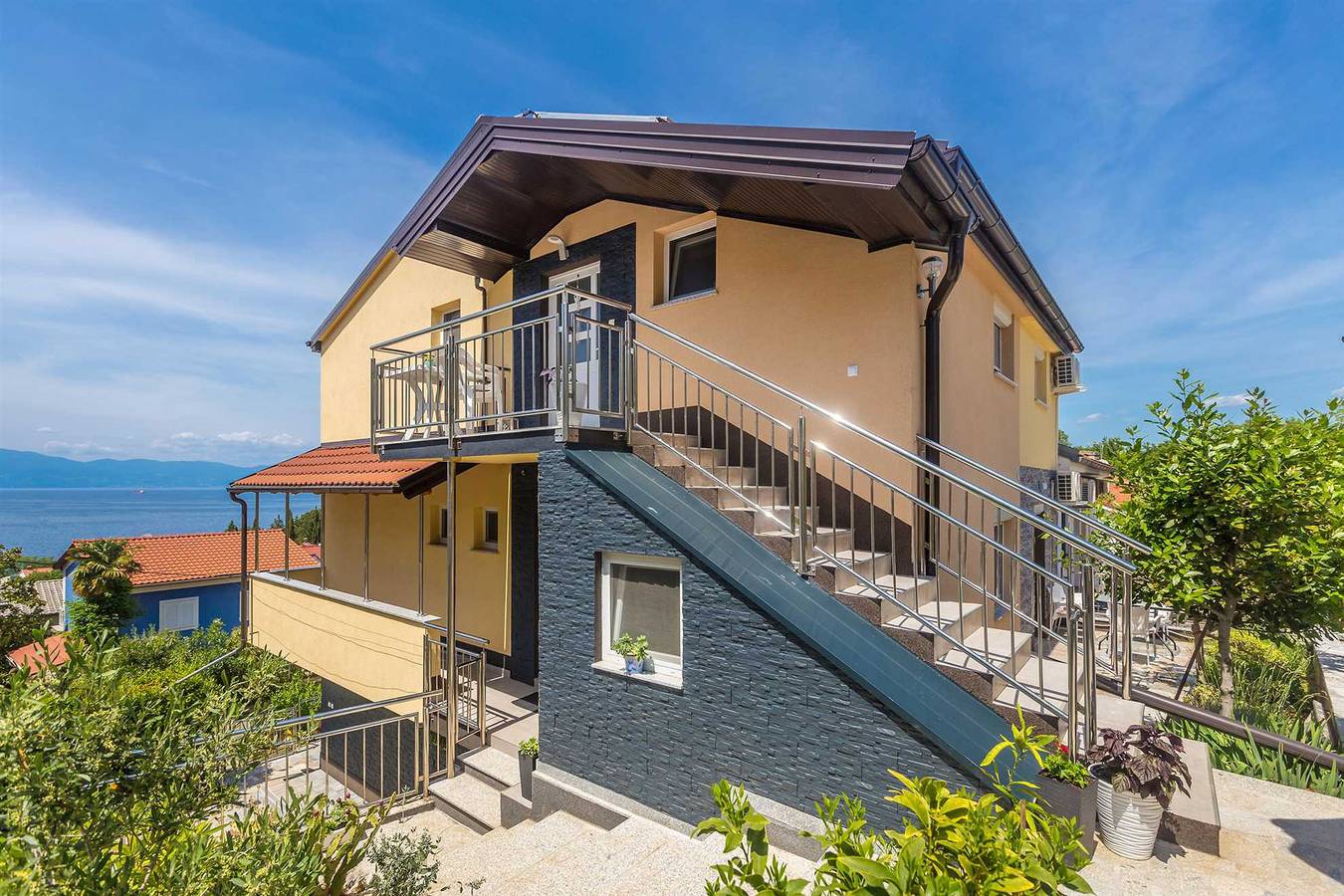 Całe studio, Studio dla 3 osób z balkon in Njivice, Krk