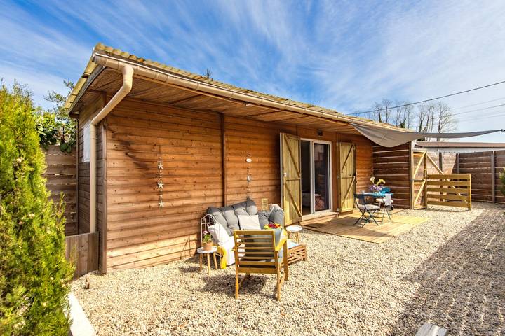 Chalet pour 2 personnes, avec Jardin