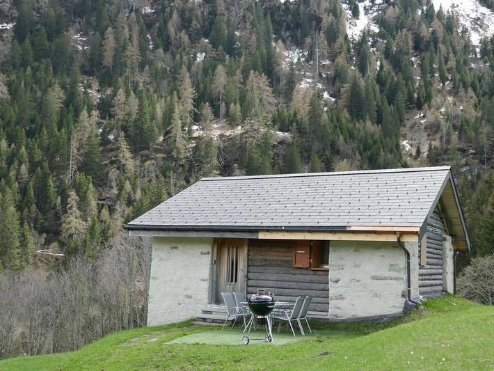 Ferienhaus für 4 Personen, mit Garten und Ausblick
