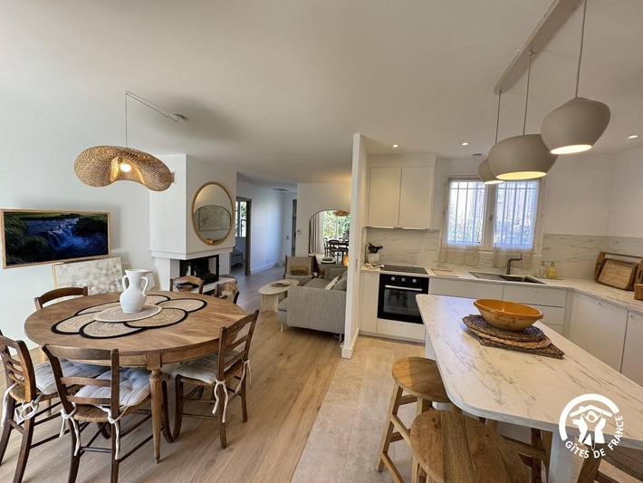 Gîte pour 6 personnes, avec terrasse et jardin, animaux acceptés à Canet-en-Roussillon