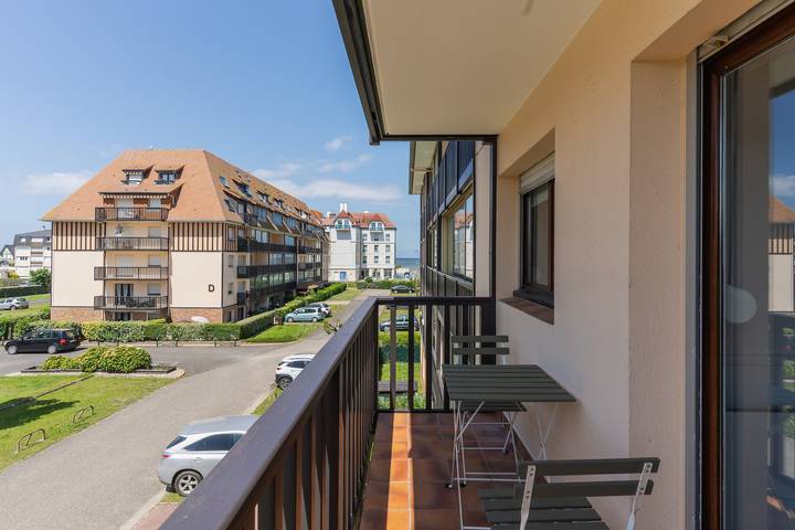 Location de vacances pour 2 personnes, avec Balcon à Villers-sur-Mer
