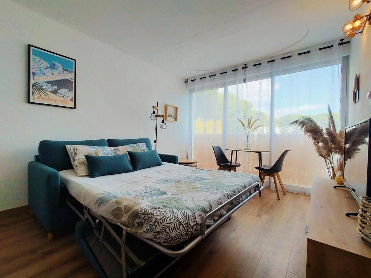 Appartement entier, L'escale bleue Méditerranée in La Grande-Motte, Côte d'Améthyste