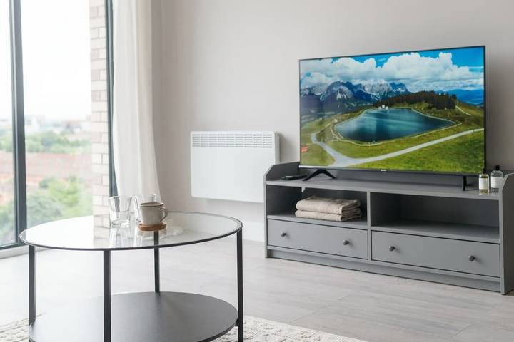 Apartamento entero, Bright & Spacious 3Bed Manchester Apartment w WiFi in Gran Mánchester
