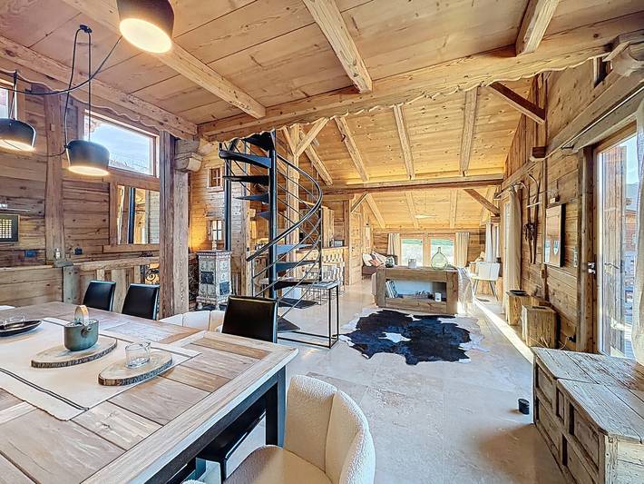 Chalet pour 12 personnes, avec Terrasse à Combloux - 3