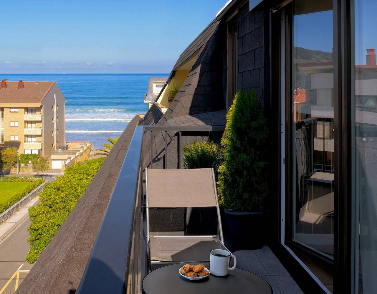 Appartement entier, Loft Penthouse sur la Plage avec 2 terrasses in Zarautz, Côte Basque (Espagne)