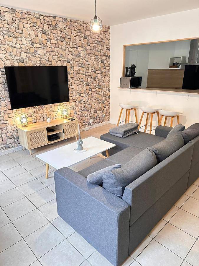 Appartement de vacances pour 5 personnes, avec Terrasse et Jardin