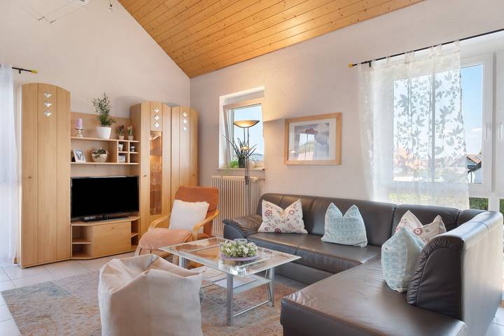 Geheel appartement, Appartement '45qm' met balkon, Wifi en airconditioning in Sasbach am Kaiserstuhl, Kaiserstuhl