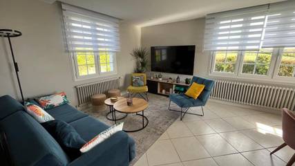 Cottage pour 8 personnes, avec vue et jardin à Regnéville-sur-Mer