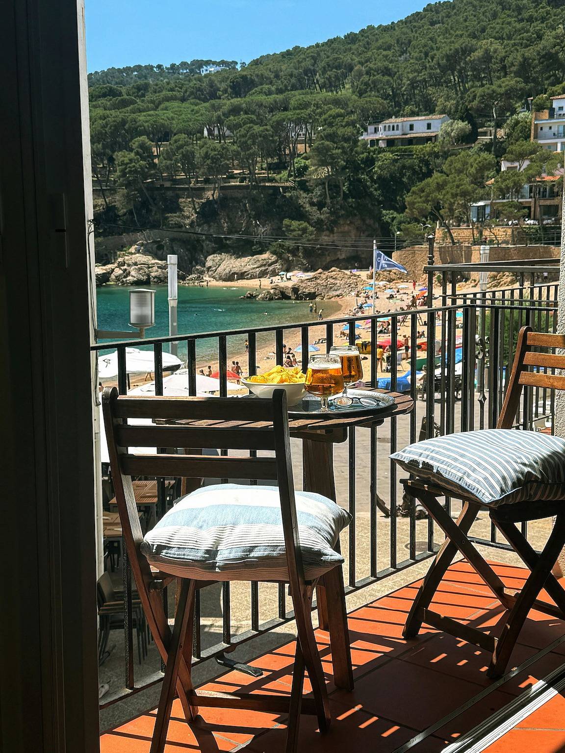 Ganze Wohnung, Tamariu Beach 1- Beachfront Home with wifi & views in Aigua Xelida, Tamariu