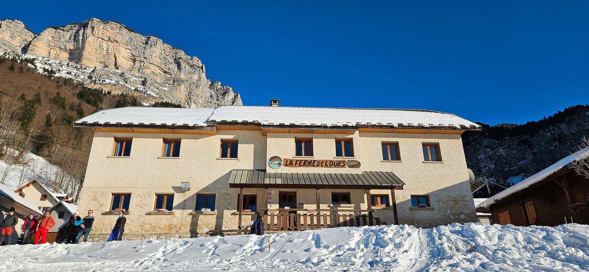 Casa rural «La Ferme de l’Ours» con vistas a la montaña, terraza privada y Wi-Fi in Entremont-le-Vieux, Chambéry region
